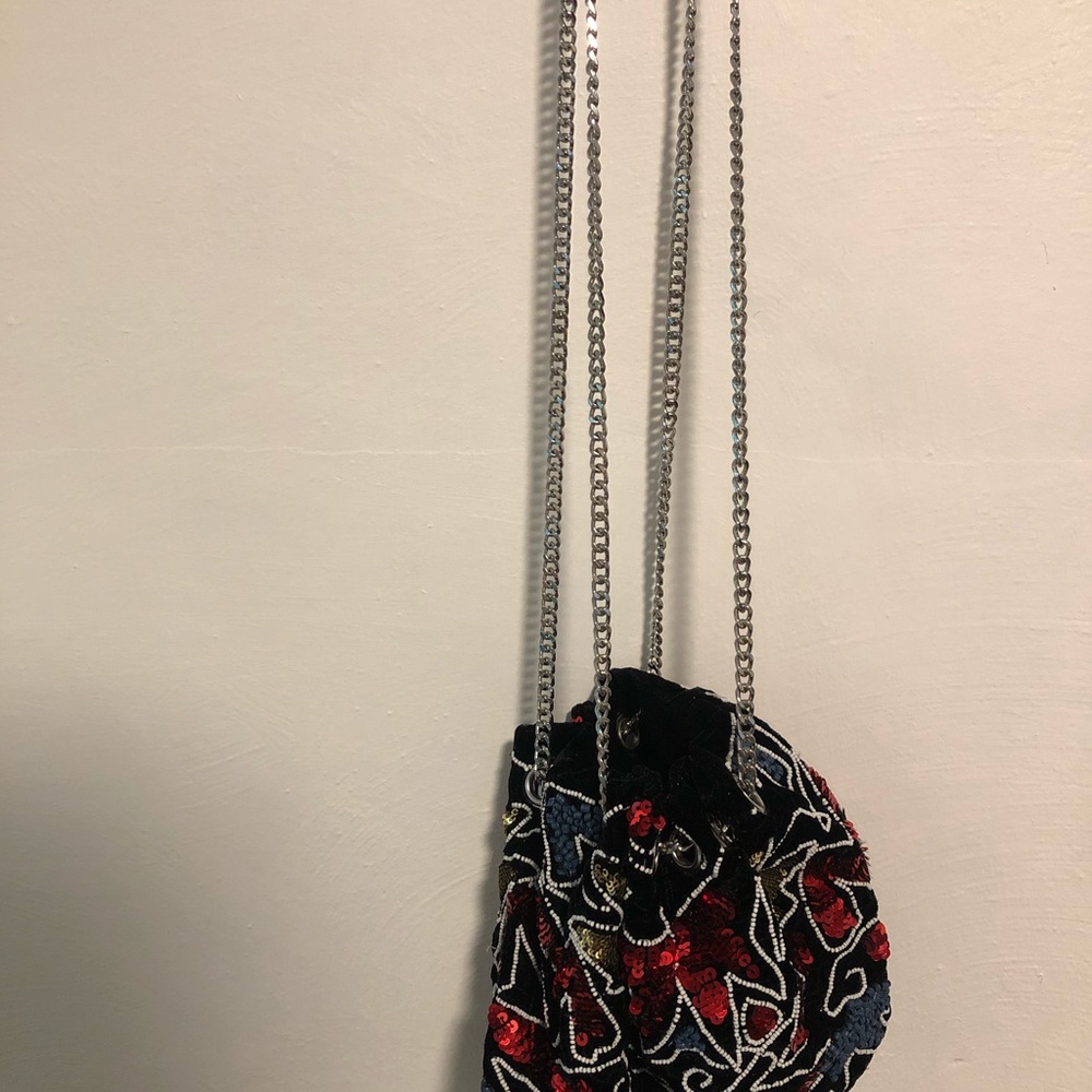 Sequined drawstring bag - Picture 2 of 2